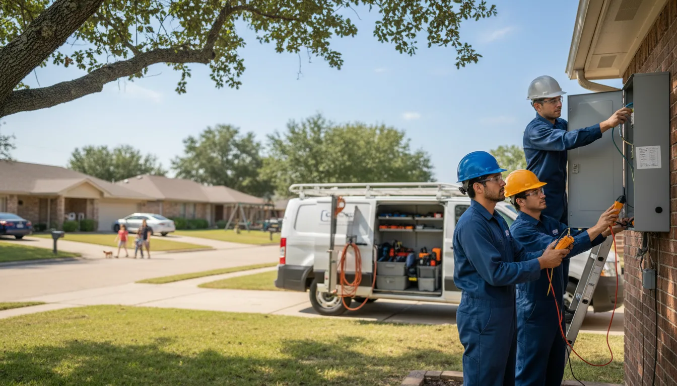 Certified electrician providing emergency electrical services in Hague, VA